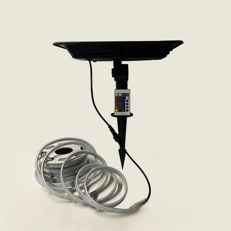 ریسه خورشیدی 7 رنگ چراغ چمنی مدل IR-MD7030-RGB