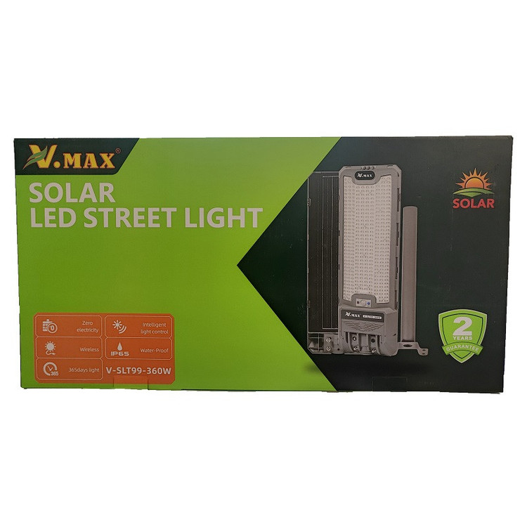 چراغ خیابانی خورشیدی 360 وات ویمکس مدل IR-V82360 V-SLT99-360-W