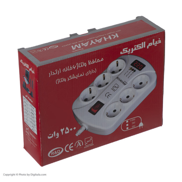 محافظ ولتاژ خیام الکتریک مدل KH8054