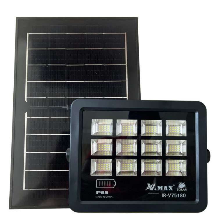 پروژکتور خورشیدی وی مکس مدل IR-V75180 ظرفیت 180 وات ساعت