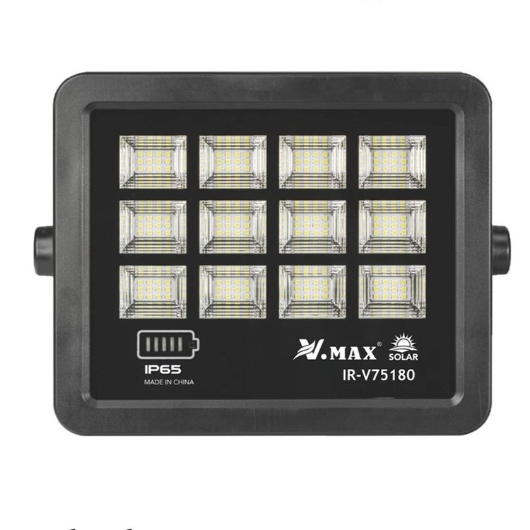پروژکتور خورشیدی وی مکس مدل IR-V75180 ظرفیت 180 وات ساعت