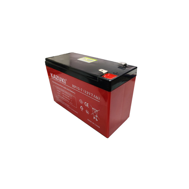 باتری UPS با ولتاژ 12 ولت و شدت جریان 7 آمپرساعت کازوکی مدل HP12-7ups